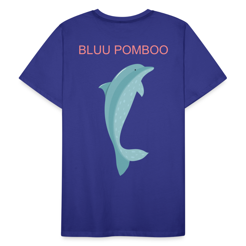 BLUU POMBOO Männer Premium Bio T-Shirt - Königsblau