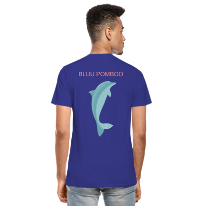 BLUU POMBOO Männer Premium Bio T-Shirt - Königsblau