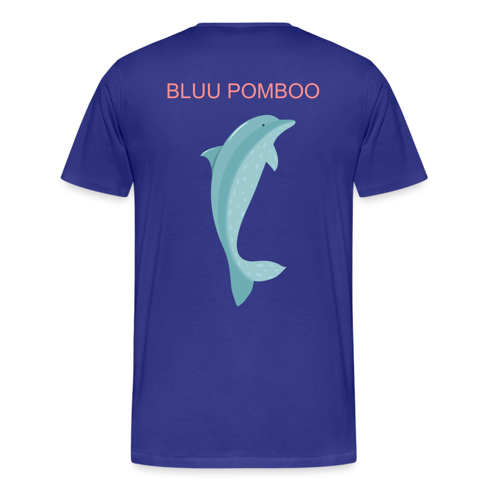 BLUU POMBOO Männer Premium Bio T-Shirt - Königsblau