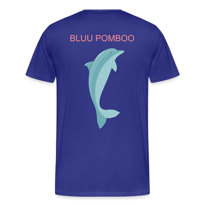 BLUU POMBOO Männer Premium Bio T-Shirt - Königsblau