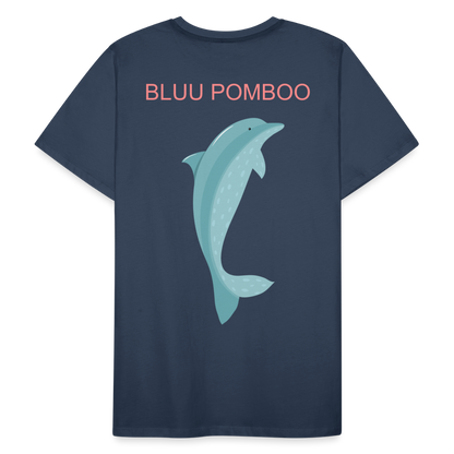 BLUU POMBOO Männer Premium Bio T-Shirt - Navy