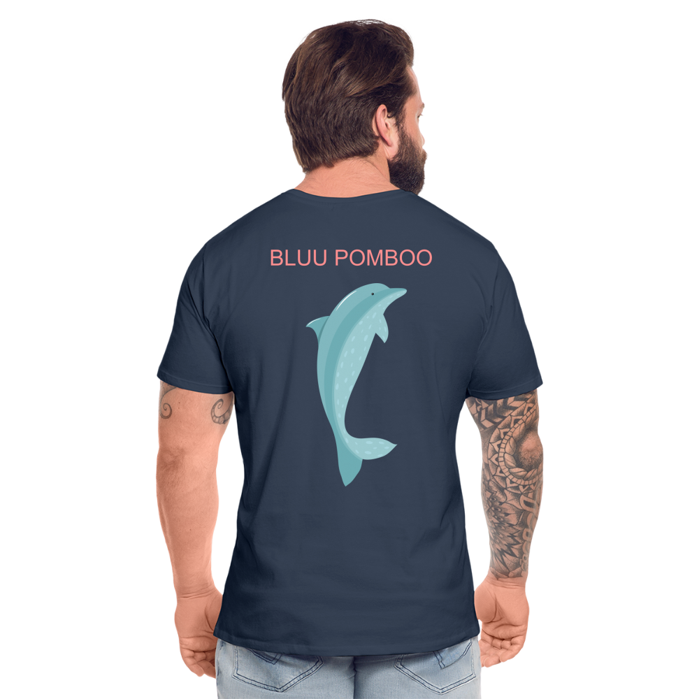 BLUU POMBOO Männer Premium Bio T-Shirt - Navy