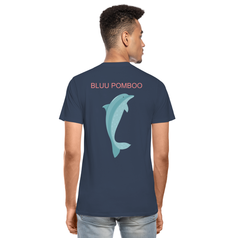 BLUU POMBOO Männer Premium Bio T-Shirt - Navy