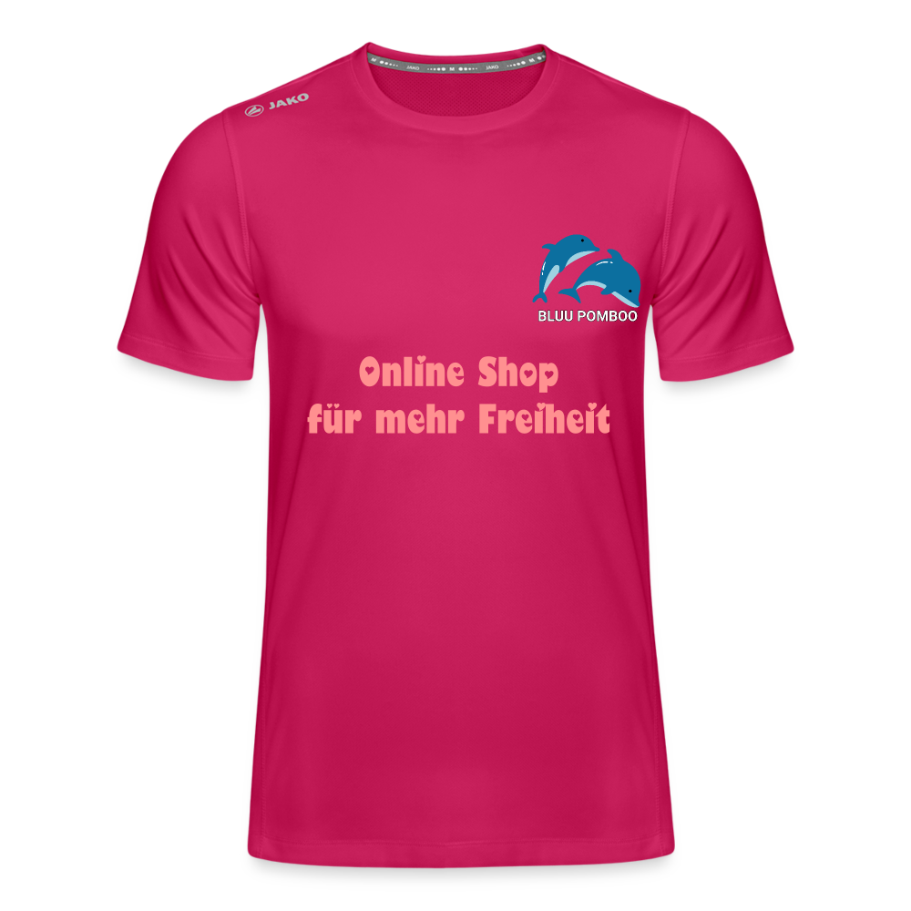 JAKO Männer T-Shirt Run 2.0 - dunkles Pink